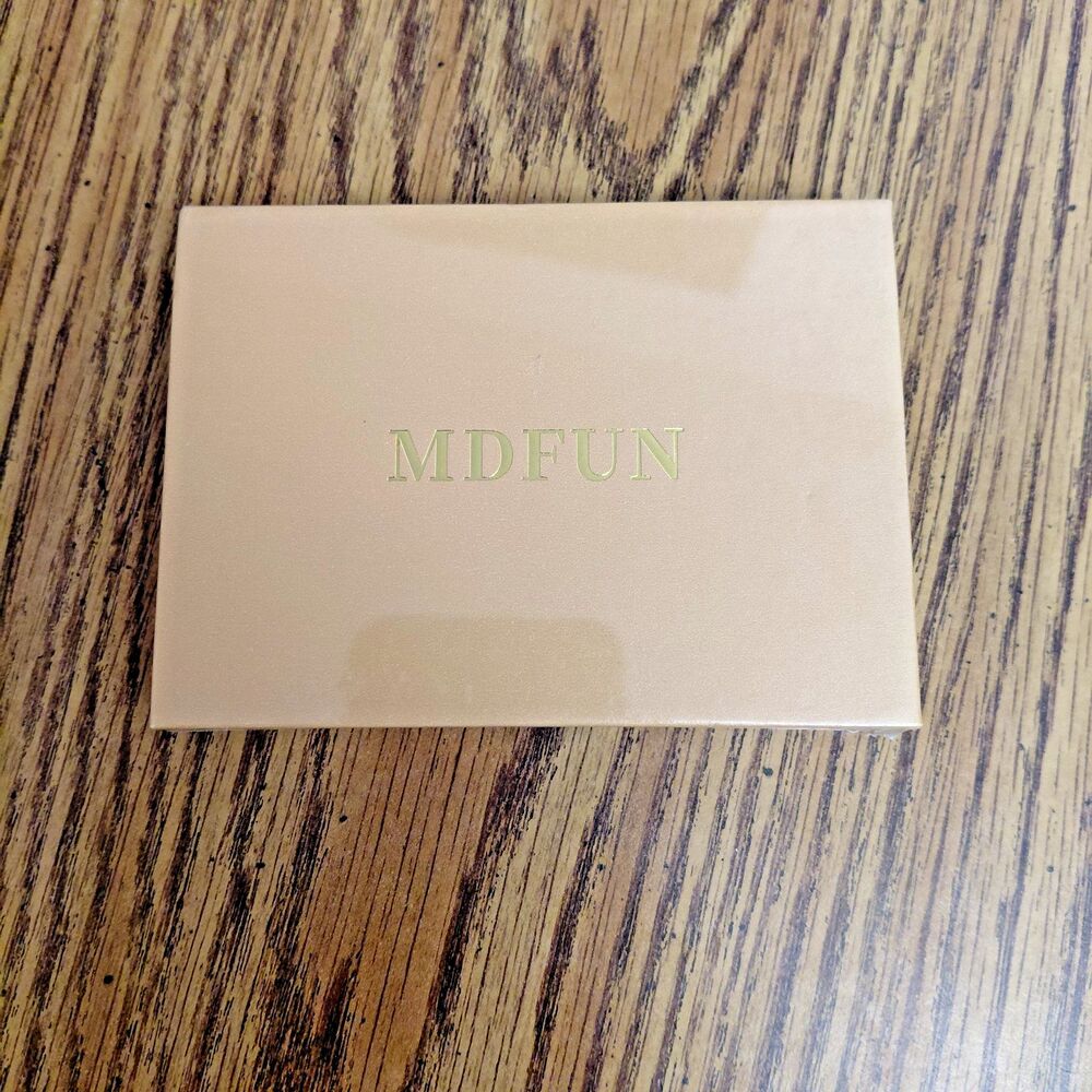 MDFUN 18K Yellow Gold Plated Princess Cut Stud Earrings Pack of 5 Pairs
